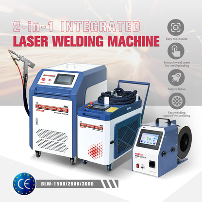 2 in 1 Laser Welding Machine Fiber Laser Welder 1500W 2000W 3000W With Auto Wire Feeder Laser Welder for Metal/Stainless Steel