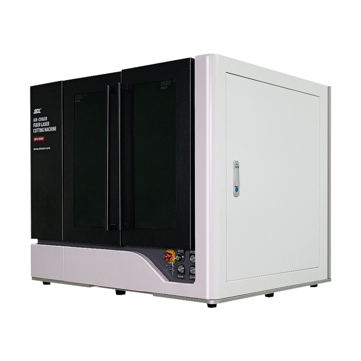 SFX 2030 Air-Cooled Precise Fiber Laser Cutting Machine (1200W 1500W 2000W 3000W) for Stainless Steel, Aluminum, Copper, High-reflection Resistant Materials