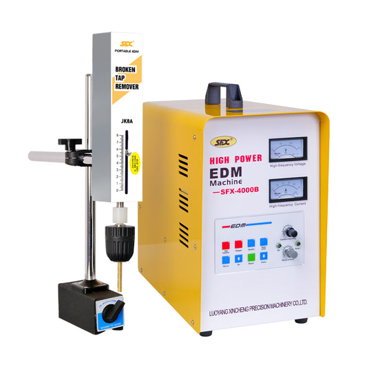 Portable EDM Tap Burner 3000W,110V Remove M2 to M48(Dia. 0.07in to 2 in) broken Screw,drills,taps, bolts from Blind Hole,Depth Setting