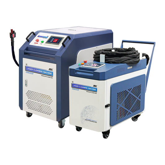 SFX SLC 2000W/3000W IoT Fiber Laser Cleaner with Double-Wobble Technology, 300*60mm Wide Scan & Anti-Freeze System for Rust, Paint and Oil Removal