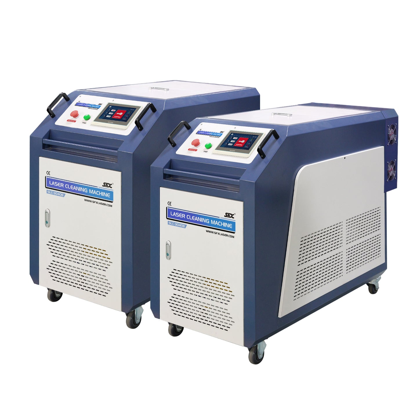 SFX SLC 2000W/3000W IoT Fiber Laser Cleaner with Double-Wobble Technology, 300*60mm Wide Scan & Anti-Freeze System for Rust, Paint and Oil Removal