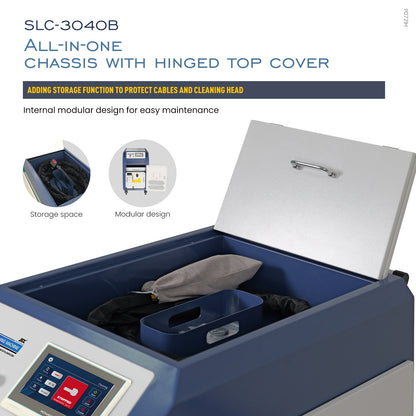 SFX SLC 2000W/3000W IoT Fiber Laser Cleaner with Double-Wobble Technology, 300*60mm Wide Scan & Anti-Freeze System for Rust, Paint and Oil Removal