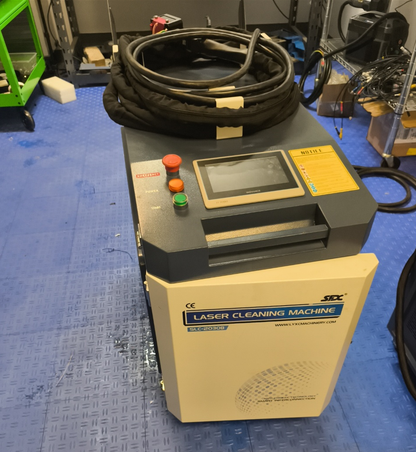 Used SFX SLC 2000W IoT Fiber Laser Cleaner with Double-Wobble Technology, 270*60mm Wide Scan & Anti-Freeze System for Rust, Paint and Oil Removal SLC-2030B