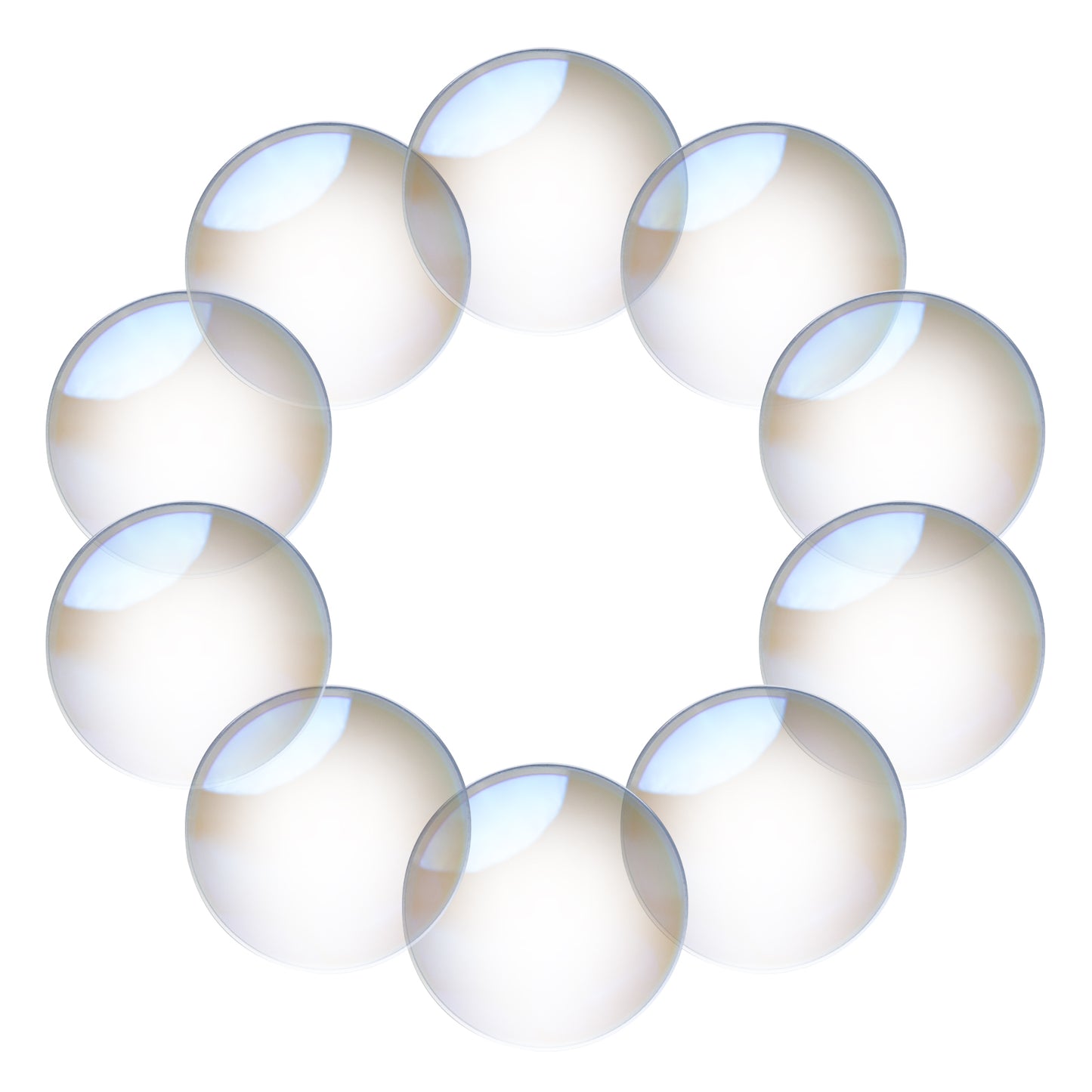 Protective Lens 3PCS/10PCS for Handheld Laser Cleaning Machine Diameter 32mm Thickness 2mm Suitable for SLC-2030B/3040B  Continuous Double-Wobble Laser Head