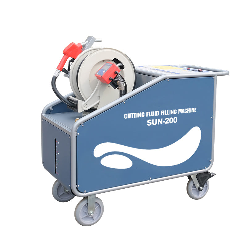 US Stock SFX Chip and Sludge Removal Machine – Pneumatic Power, 100L/min Flow, 9L Filter Drum – Efficient Cleaning for Machine Tool Coolant Tanks