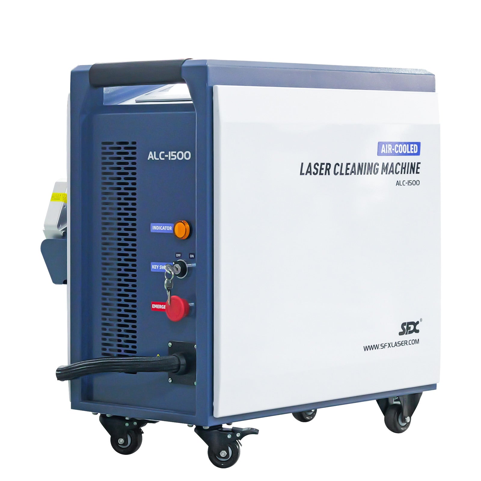 SFX 1500W Air Cooled Laser Cleaning Machine Wide Scan Smart IoT Remote ...