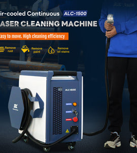 SFX Air Cooled Laser Cleaning Machine 250mm Wide Scan, Smart IoT Remote 1500W 220V CW Laser Cleaner – Handheld, Efficient Rust Removal, Portable Cleaning Machine for Metal & Wood