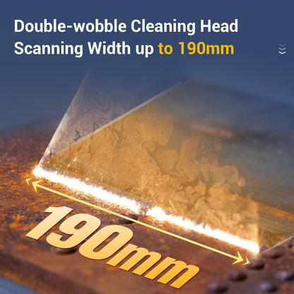 Used 300W Air-Cooled Laser Cleaner Portable Pulse Laser Cleaner For Wood Laser Rust And Paint Cleaner Laser Cleaner for Wood Metal Rust