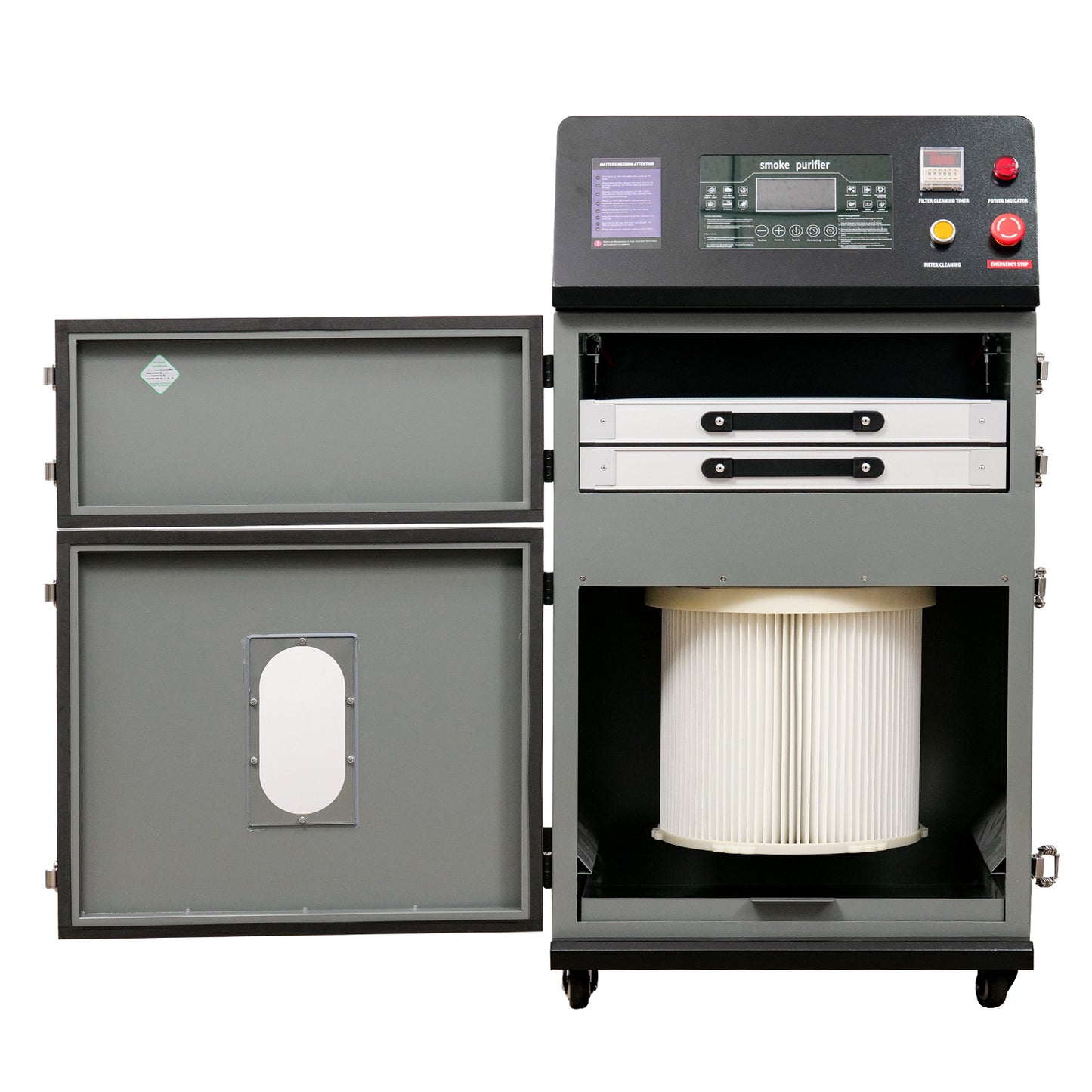 SFX 1200W High-Power Smoke Purifier with Auto Pulse Cleaning Industrial Laser Soldering Smoke Dust Purify Machine Fume Extractor Air Purifier