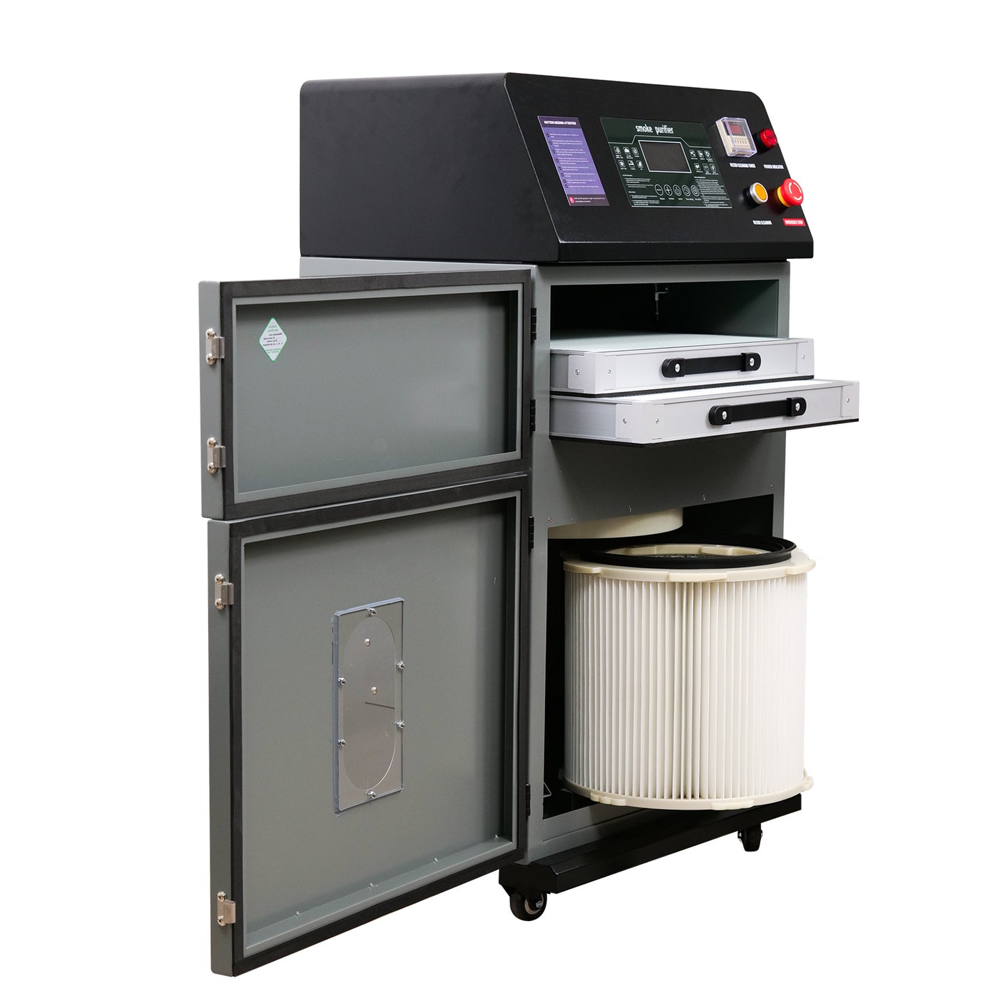 SFX 1200W High-Power Smoke Purifier with Auto Pulse Cleaning Industrial Laser Soldering Smoke Dust Purify Machine Fume Extractor Air Purifier