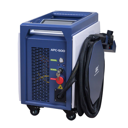 Air Cooled Laser Cleaning Machine for Wood, Rust & Paint 300W 500W Portable Pulse Laser Stripping Machine For Furniture Restoration