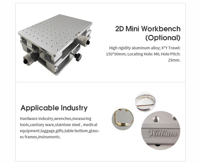 US Stock JPT MOPA E2 Fiber Laser Engraver 60W 100W 200W Fiber Laser Marking Machine Engraving  Lens