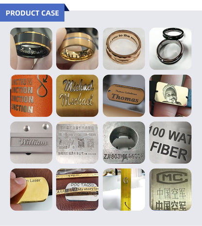Handheld Fiber Laser Engraver 20/30/50/60W Fiber Laser Marking Machine Compitable with EZCAD2.0