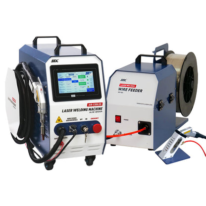 US Stock Air Cooled Handheld Laser Welding Machine ALW-1200A 1200W Air Cooled Laser Welder with Auto Wire Feeder Suitable for Metal/Stainless Steel /Aluminum