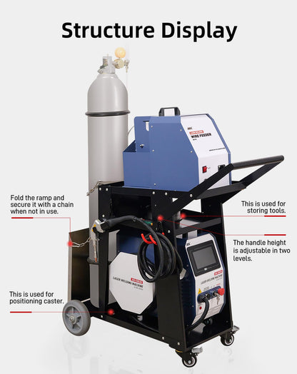 US STOCK SFX Laser Welding Machine ALW-1200A Portable Air-Cooled Handheld Laser Welding Machine – Compact, High-Performance Welding with Integrated Wire Feeder & Customizable Settings