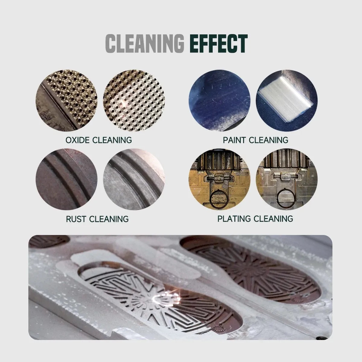 Used SFX Water Cooled Laser Handheld Cleaning Machine 500mm Wide Scan, Double Wobble Cleaning Head Smart IoT Remote 300W Laser Cleaner, Efficient Rust Removal, Portable Cleaning Machine for Metal