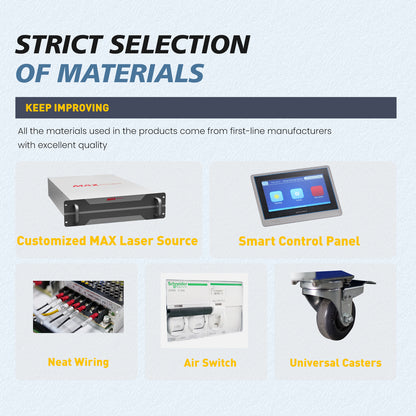 SFX Laser Cleaning Machine for Rust Removal 2000W Handheld Fiber Laser CLeaner Anti-Freeze Technology & Remote Control  for Rust Oil Paint Remover