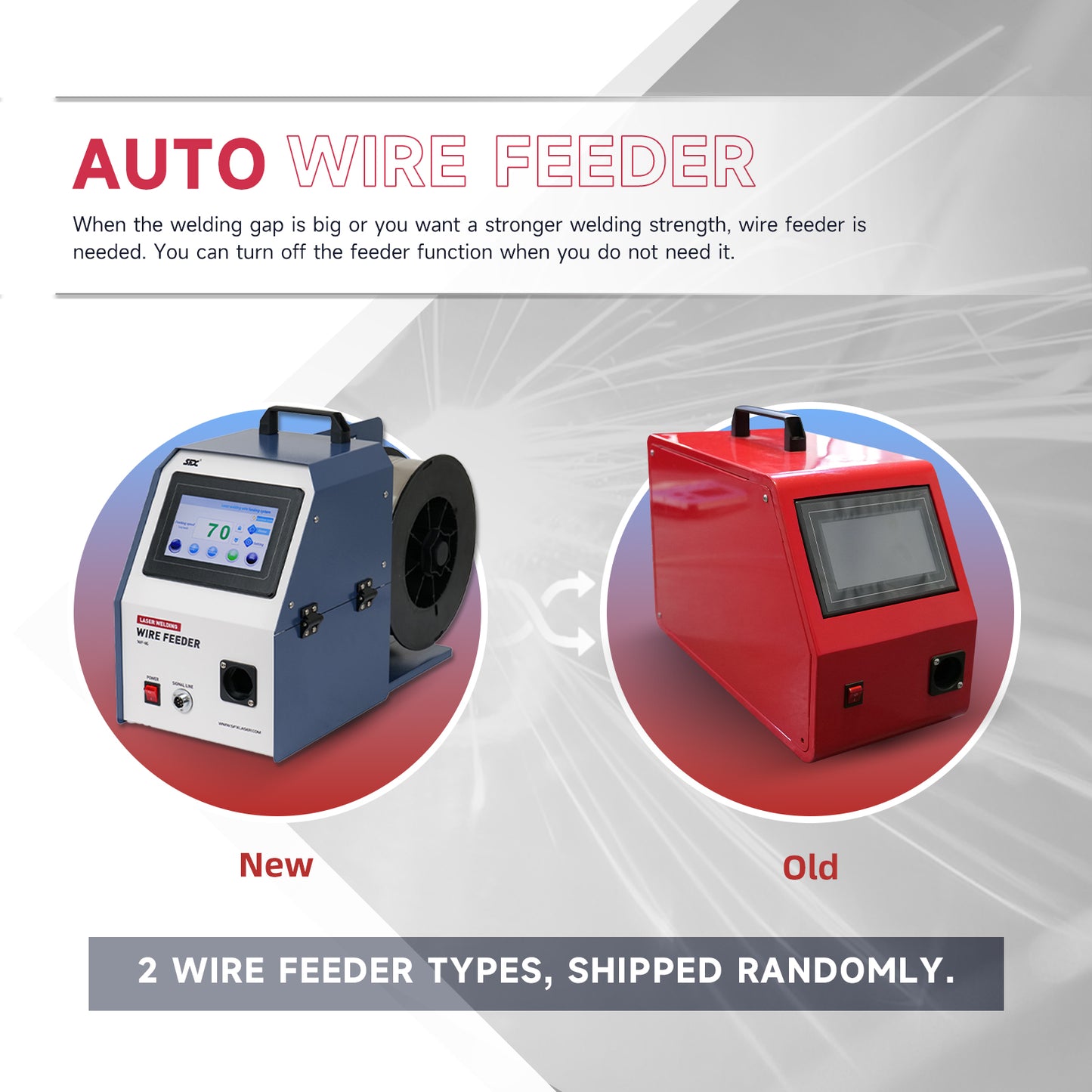 US Stock Handheld Laser Welding Machine SFX SLW 1500W 2000W 3000W 2 in 1 Fiber Portable Welder with Auto Wire Feeder Suitable for Metal/Stainless Steel /Aluminum