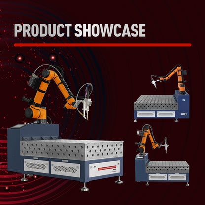 Robotic Laser Welding Workstation Six-Axis CNC Laser Welding Machine workstation 1500W/2000W/3000Wwith Expandable Worktable