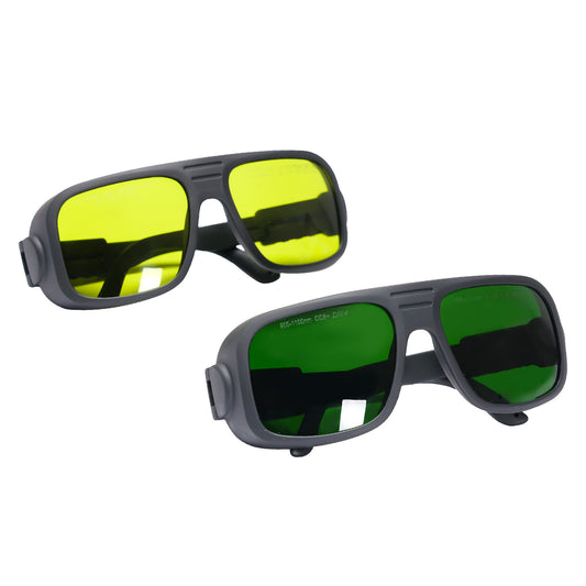 SFX Laser Safety Glasses XI-05P/XI-06P - CE EN207 Certified OD7+ OD8+ Goggles for Laser Cleaning, Welding, Marking & Cutting (800-1100nm Protection) Anti-Flash, Anti-Scratch, Wide Side Shield Bayer PC Frame Laser Radiation Protection