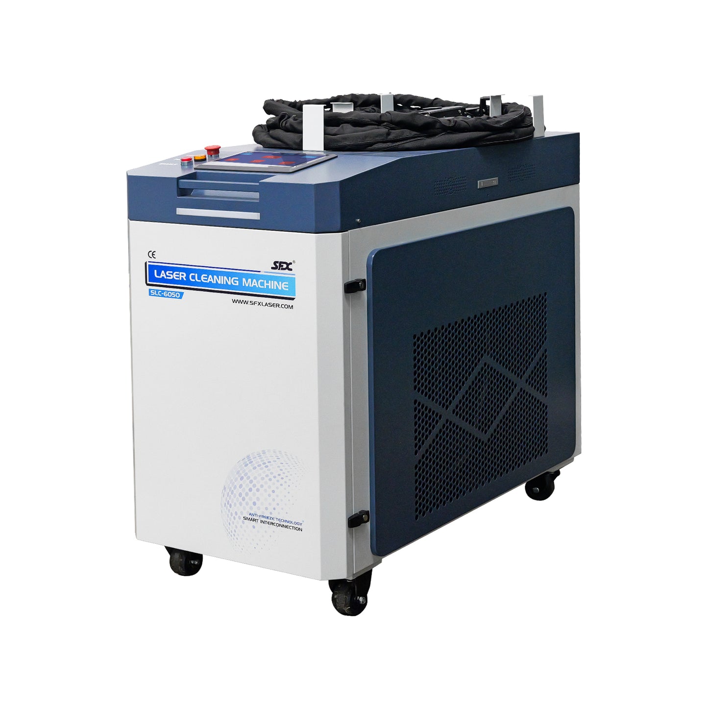 SFX Laser Rust Removal 1500W/2000W/3000/6000W Laser Cleaning Machine 500mm Cleaning Rust & Paint Removal with Smart Control & Anti-Freeze Systemfor Rust Oil Paint Remover