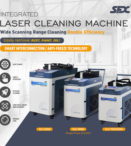 SFX Laser Rust Removal 1500W/2000W/3000/6000W Laser Cleaning Machine 500mm Cleaning Rust & Paint Removal with Smart Control & Anti-Freeze Systemfor Rust Oil Paint Remover