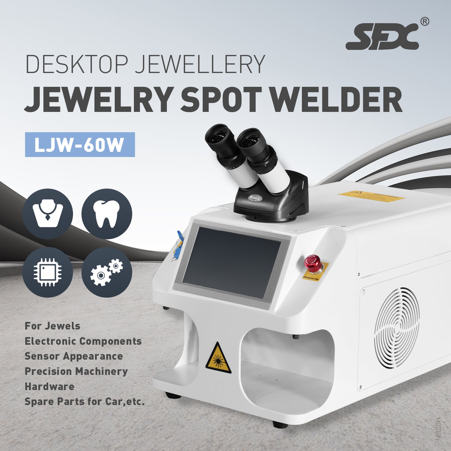 Jewelry Spot Welder Jewelry Laser Welding Machine 40J LJW-60W Desktop Microscope and Camera System 220V Laser Welding Machine for Rings,Dentures,Watches,Jewelry,Pendants