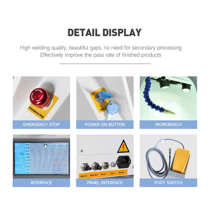 Jewelry Spot Welder Jewelry Laser Welding Machine 40J LJW-60W Desktop Microscope and Camera System 220V Laser Welding Machine for Rings,Dentures,Watches,Jewelry,Pendants